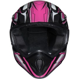 Raider 2121313 RX1 Unisex-Adult MX Off-Road Helmet (Pink, Small)