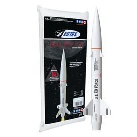 Estes 7000 Bull Pup 12D Rocket-Building Kit, Advanced Flying-Rocket-Model Kit for Ages 10+