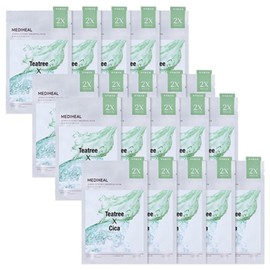 Mediheal Derma Synergy Trouble Soothing Wrapping Mask Pack, 10-pack, 2 packs / 메디힐 더마 시너지 트러블진정 랩핑 마스크팩, 10개입, 2개