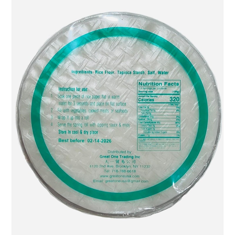 Premium Spring Roll Wrapper, Fresh Rice Paper, Spring Roll Wrappers