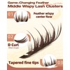 Brown Lash Clusters Manga Lashes Clusters Wispy Cluster Eyelash Extensions