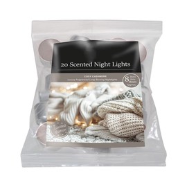 OnlineStreet Scented Tealight Votive Candles Pack - Wax Tarts in Different Assorted Refreshing Fragrances with 8 Hours Burning Time, Home Decorative and Soothing Accessories (Cozy Cashmere)