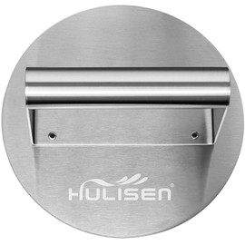 HULISEN HULISEN Stainless Steel Burger Press, 6.2 inch Round Burger Smasher, Professional Griddle Accessories Kit, Grill Press Perfect for Flat Top Griddle Grill Cooking