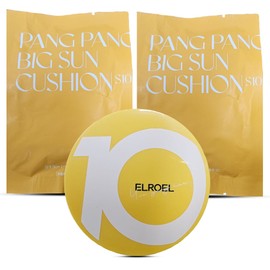Eloel 2026 Latest Eloel Pangpang Big Sun Cushion S10 Original 25g Refill 25g 2 Sunpact Sun Cream Free DV / 2026 최신상 엘로엘 팡팡 빅 선 쿠션 에스10 본품 25g 리필 25g 2개 선팩트 선크림 무배 dv