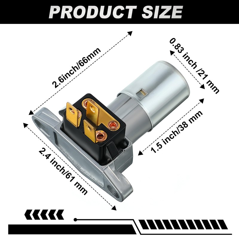 Feekoon 2 Pcs DS-72 DS72T D808 Headlight Dimmer Switch, Car