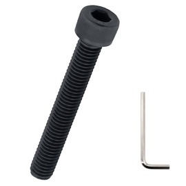 100 pcs M3-0.5 x 22mm Hex Socket Head Cap Screws Bolts, 12.9 Grade Alloy Steel, Black Oxide Finish, Full Thread, Precision Machine Thread Screws, Fayeploo (with Hex Spanner)