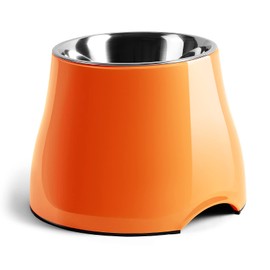 Fluffydream Elevated Dog Bowls,[Prevention of Vertebrae Disease][Super Non-Slip] Dog Bowl with Stainless Steel Bowl,High Capacity,forMedium/Small Size Dogs