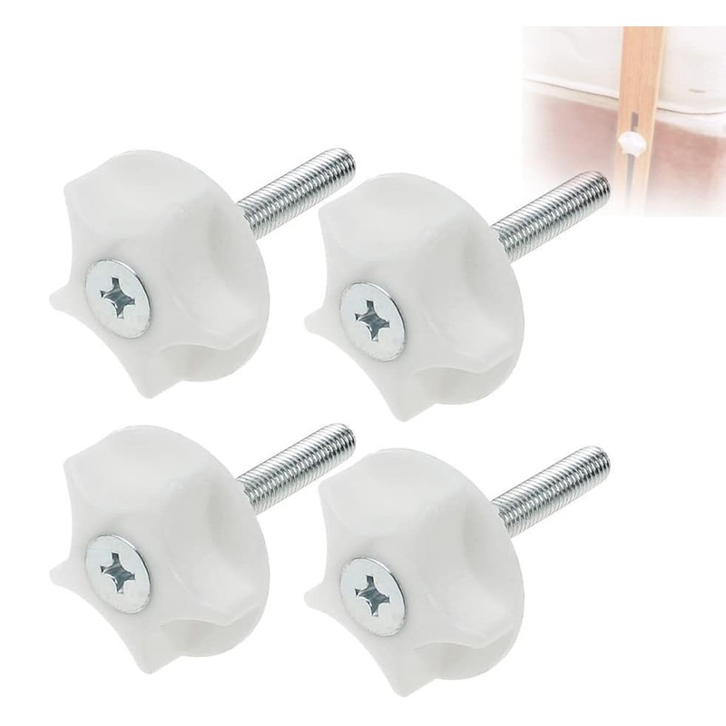 Just Accessories M8 HEADBOARD BOLTS SCREWS WITH FITTED WASHERS FIXINGS
