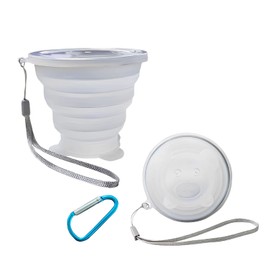 Collapsible Cup-Silicone Foldable Cup-Expandable Folding Drinking Cup-Reusable Portable Mugs Cup-Lightweight Small Cups For Travel, Camping, Hiking, Survival, Picnic, Holiday Vacation, Outdoor Sports