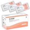 ELITONE Suture with Reverse Cutting Needle, 12 Pack. Sutures for