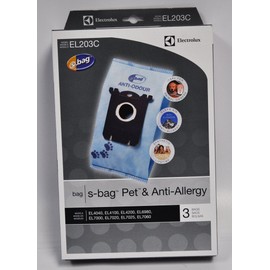 Electrolux S-Bags Pet and Anti-Allergy EL203C 3 Pack
