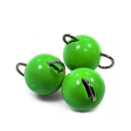Tungsten Green Neon Floro Cheb Cheburashka Fishing Weights 2g 3g 5g 7g – 3pcs | FISHIN ADDICT (2 grams)