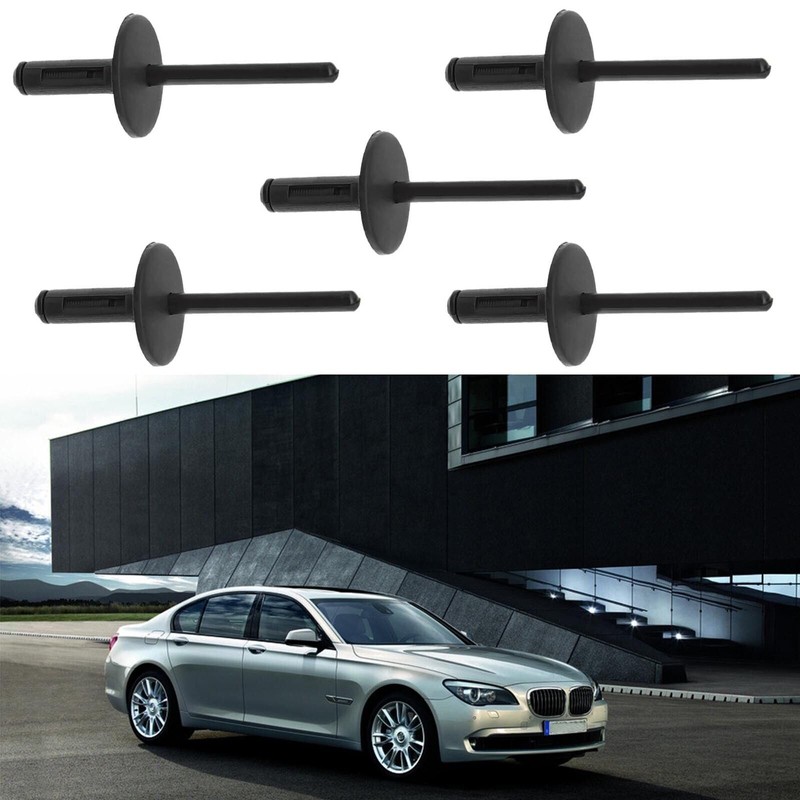Zingking 50pcs Wheel Arch Trim Clips for 6 mm X1