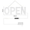 lulixilul LED Open Sign for Business, 40"x14" Dimmable Brightness Large