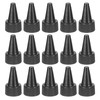 PATIKIL 28/410 Twist Bottle Caps, 15Pcs Plastic Ribbed Edge Squeeze