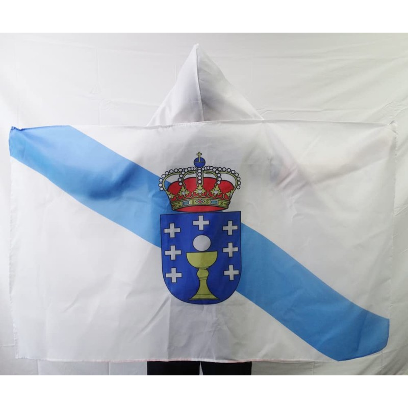 AZ FLAG - Umhangflagge Galicien - 150x90 cm - Galicien
