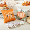 Artscope Fall Decorative Throw Pillow Covers 18x18 Inch Set of