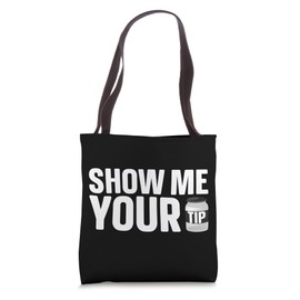 Funny Waitress Design For Women Girls Bartender Waitress Tote Bag