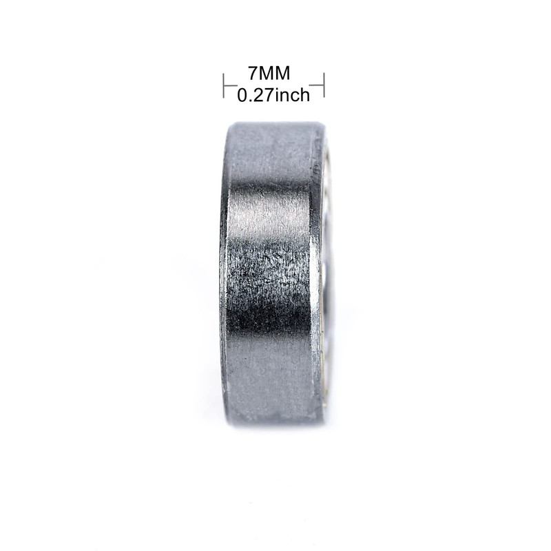 Ruimou 12Pcs 608zz Deep Groove Ball Bearings(8mm x 22mm x