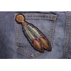 Ivamis Tribal Feathers Patch - 2.25x6.5 inch - P3117