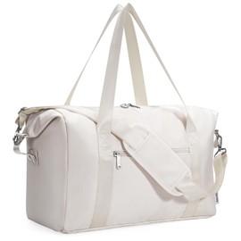 Ryanair Cabin Bags 40 x 20 x 25 Nylon Travel Duffel Travel Bag Carry-on Luggage for Men and Women 20L, beige