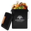 Perfnique Kitchen Compost Bin, 1.7 Gallon Countertop Compost Bin with