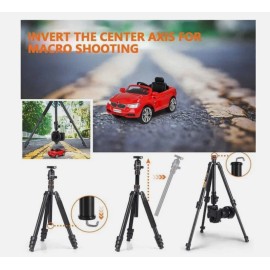 Unbranded 81 Inch Tripod With Monopod, Suitable For Smartphone And DSLR Camera ,360° shoot