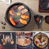 Overmont Camp Dutch Oven Pre Seasoned Cast Iron Lid Also