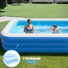 Benass Inflatable Pool for Kids and Adults, 142" x 71"