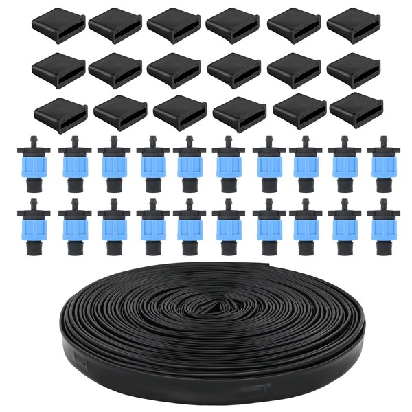 100 ft 5/8" Drip Irrigation Tape Kit Emitter Spacing 6"