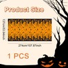 Halloween Table Cloth, Spooky Scary Pumpkin Bat Castle Halloween Decoration