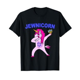 Jewnicorn Shirt | Funny Hanukkah Tshirt | Hanukkah Pajamas T-Shirt