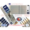 artline 10 x 2B Graded Artist Professional Pencils Write Draw