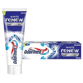 Odol-med3 White reNEW Toothpaste, Up to 3x More Effective Removal of Discolouration*, Formation of a Protective Shield for Long-Lasting White Teeth, 75 ml