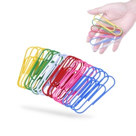 Regipro b Color Zem Clips Extra Large 4" Paper Clips for File Classification Color Mix/Random (30)