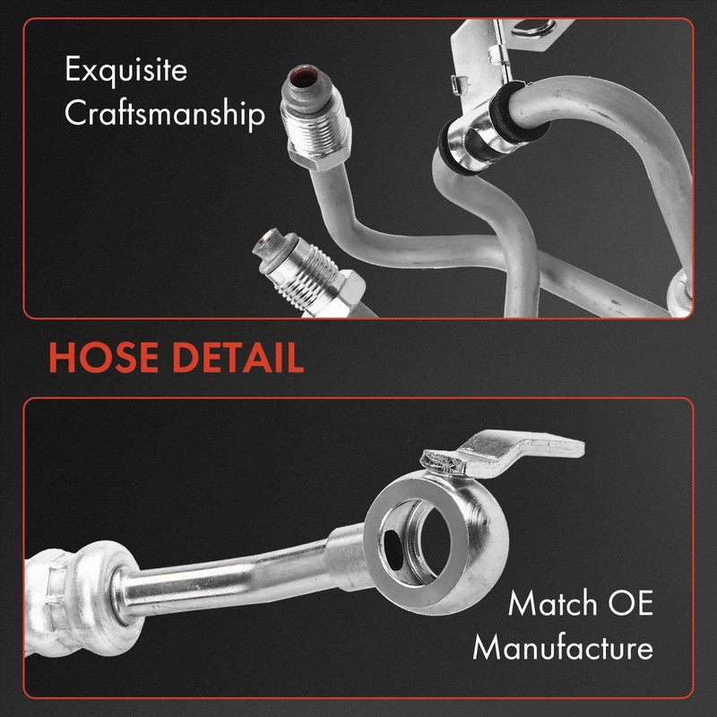 A-Premium Power Steering Pressure & Return Hose Line Assembly Compatible