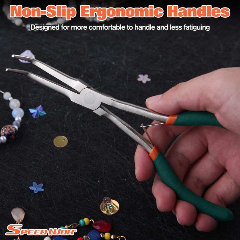 SPEEDWOX Mini Tapered Lead Pliers, Tool, Tapered Pliers, Bent Type,