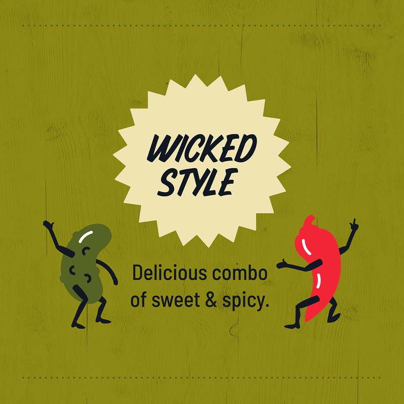 Wickles Pickles Wicked Pickle Chips (6 Pack) - Sweet &