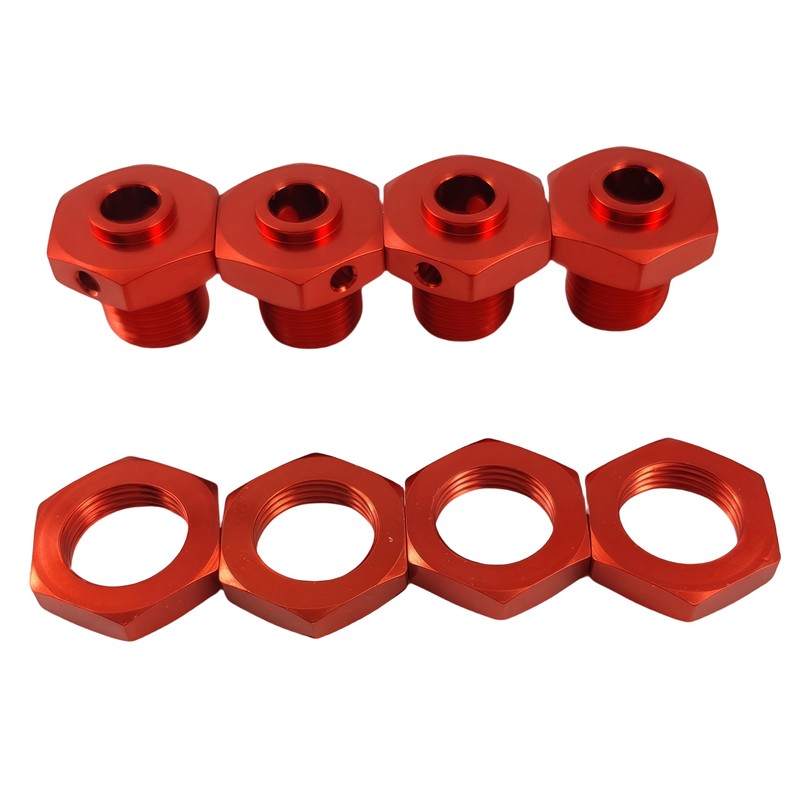 17mm Aluminum Wheel Hex Hub & Nut Set – RC