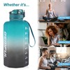 GEMFUL 2.2 Liter Big Water Bottle with Time Marker 74