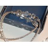 Eyeglass Chain Clear Crystal Faceted Cut Glass 28 inches