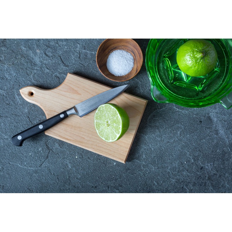 J.K. Adams Q-Tee 7-1/2-by-4-Inch Cutting Board, Maple