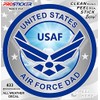 ProSticker 433V (One) United States Air Force Dad USAF Decal