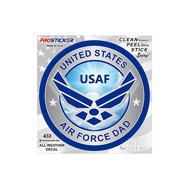 ProSticker 433V (One) United States Air Force Dad USAF Decal