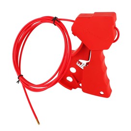 Hsthe Sea Cable Lockout, Nylon and Stainless Steel Industrial Valve Shutdown Lock Tagout, Safety Lock for Enhanced Workplace Safety