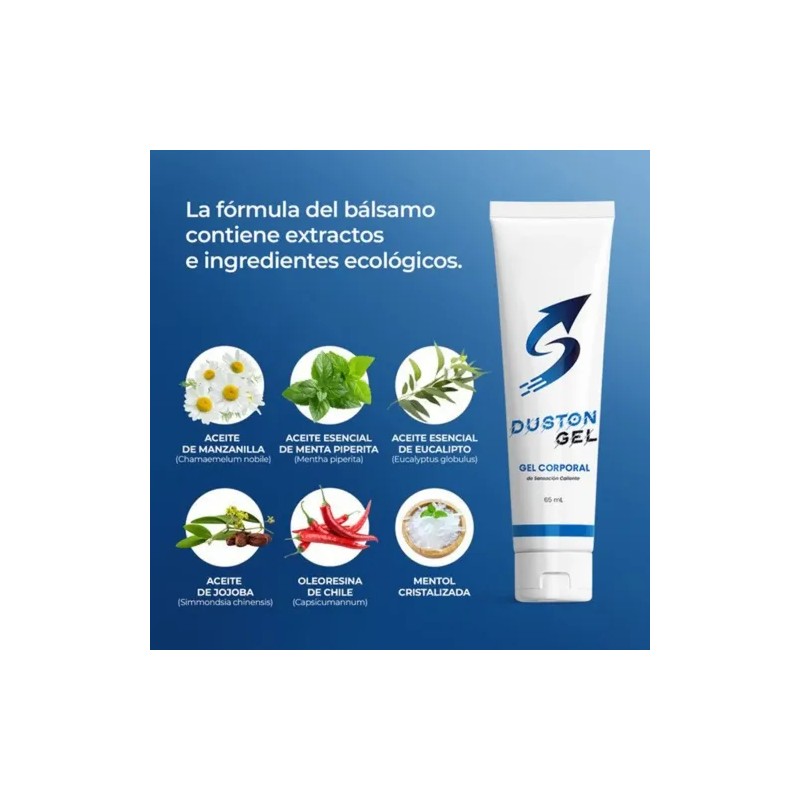 Duston Gel Corporal Sanación Caliente Alivio Muscular