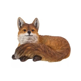 Hi-Line Gift Ltd. Fox Decor Laying Down Garden Statue Garden Decor Home Decor Animal Sculpture