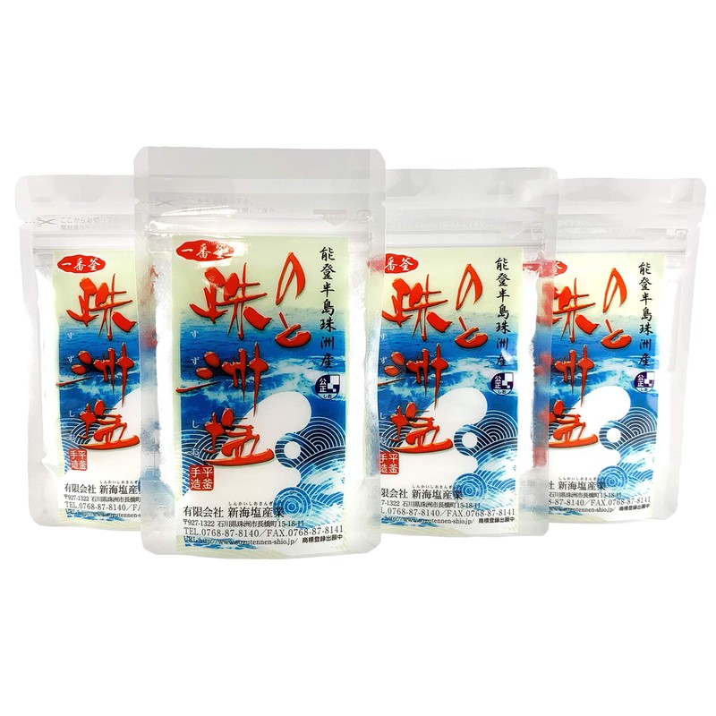 Shinkai Salt Industry Notozusu Salt Ichiban Pot 100g