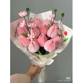 Zixrmor 400 Pieces Pipe Cleaners for Crafts - Premium Craft Set for Pipe Cleaners Flowers in 5 Colours DIY Bouquets Pipe Cleaners for Crafts Creative Projects (Pink)