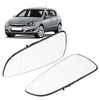 2PCS Outside Rear View Mirror Glass Left Right Self Adhesive